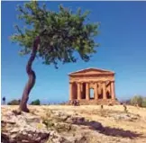  ??  ?? Photo shows the Temple of Concordia in the Valley of the Temples, in Agrigento, Sicily, Italy. — AP photos