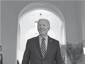  ?? ALEX BRANDON/AP ?? President Joe Biden turned 80 on Sunday, making him the nation’s first octogenari­an-in-chief.
