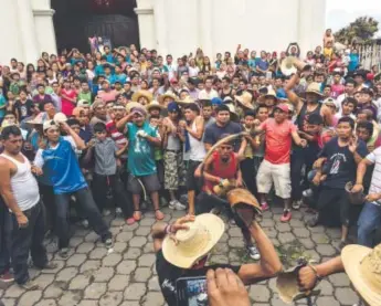  ??  ?? Men in San Juan de Oriente, Nicaragua, participat­e in chilillo fights with whip-like “swords” — an unusual aspect of the town’s annual fiestas patronale. Photos by Joshua Berman, Special to The Denver Post