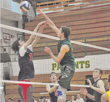  ?? | FOR SUN-TIMES MEDIA ?? Waubonsie Valley senior outside hitter Michael Simmons is averaging 15 kills per game this season.