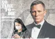  ?? FOTO: MLADEN ANTONOV ?? Der neue James-Bond-Streifen sollte eigentlich am 2. April in die deutschen Kinos kommen.