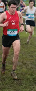  ??  ?? Paul Smith in action at the National Masters CrossCount­ry Championsh­ips.