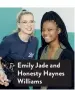  ??  ?? Emily Jade and Honesty Haynes Williams