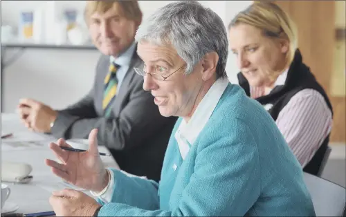  ?? PICTURE: TONY JOHNSON. ?? EXPERT VIEW: Dorothy Fairburn, regional director of CLA North, speaks at The Yorkshire Post round table event in Leeds.