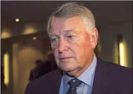  ?? CP FILE PHOTO ?? Federal Court Justice Robin Camp leaves a Canadian Judicial Council inquiry in September, 2016. The body that oversees the judiciary in Canada says Camp should lose his job after he asked a sexual assault complainan­t in a trial why she couldn’t keep her knees together.