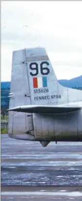  ?? BERTRAND LASSALLE ?? Vu à Bougie, le T-28 matricule 51-3626, le “Fennec” n° 96 de l’EALA 3/4, avec la tortue de l’Escadrille 17/72.