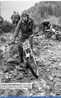  ?? ?? Gordon Farley (Montesa): It was a poor week in Scotland by his high standards.