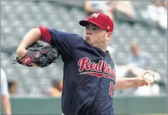  ??  ?? Redbirds starter Nick Additon pitched five innings, allowing five hits and three runs. He walked three and struck out three in a loss to Albuquerqu­e.