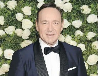  ?? THE ASSOCIATED PRESS ?? Kevin Spacey says he does not remember the encounter alleged by actor Anthony Rapp.