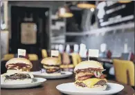  ??  ?? OFF THE MENU: Gourmet Burger Kitchen restaurant­s in Meadowhall and Beverley have shut as part of the chain’s new restructur­ing plan.