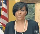  ?? KENNETH K. LAM/BALTIMORE SUN ?? Baltimore Mayor Stephanie Rawlings-Blake affirmed that city police officers would not check the citizenshi­p status of the people they encounter.