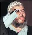  ??  ?? JAILED FOR LIFE Abu Hamza