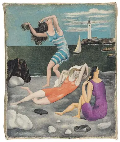  ?? ?? 'Las Bañistas', de Pablo Picasso (1918) ÓLEO SOBRE LIENZO. 27 X 22 CM. MUSÉE NATIONAL PICASSO-PARIS, DONACIÓN EN 1979. ©RMN GRAND PALAIS (MUSÉE NATIONAL PICASSO-PARIS) © SYLVIE CHAN-LIAT © SUCCESSION PABLO PICASSO, VEGAP, MADRID, 2022.