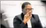  ??  ?? SPACED-OUT: Gauteng Education MEC Panyaza Lesufi