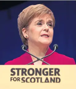  ??  ?? Nicola Sturgeon set out her concerns with her Welsh counterpar­t