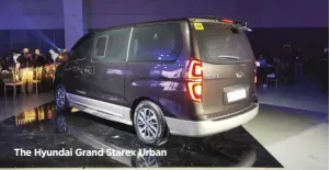  ??  ?? The Hyundai Grand Starex Urban