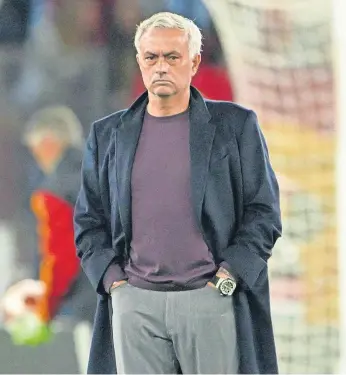  ?? ?? José Mourinho saiu da Roma com os adeptos do seu lado