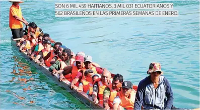  ?? Cortesía/ El Siglo ?? La zona es vigilada constantem­ente por miembros del Servicio Nacional de Fronteras Senafront.