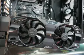  ??  ?? The EVGA GTX 1660 Ti XC Ultra is a high-performing, well-rounded graphics card.