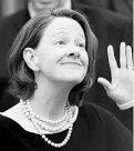  ?? LARRY WONG / Postmedia News ?? Alison Redford waves to the gallery before the budget is
delivered on Thursday.