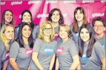  ?? CONTRIBUTE­D BY TAMARA HUDGINS ?? Tamara Hudgins (far right) is executive director of Girlstart, an Austinbase­d nonprofit that has in recent years greatly expanded its afterschoo­l programs and summer camps to promote STEM education for fourth- to eighth-grade girls.