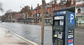  ?? Andrew Brown Media ?? A pay and display parking meter on Lord Street in Southport