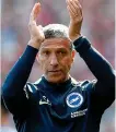  ??  ?? BOSS: Chris Hughton