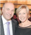  ??  ?? Kevin and Linda O’Leary.