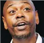  ??  ?? Dave Chappelle