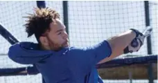  ?? FRANK GUNN/THE CANADIAN PRESS ?? Blue Jays catcher Russell Martin comes into spring training with a little more muscle after realizing he needed to bulk up for long season ahead.