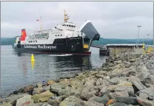  ?? ?? Plans for an off-road ‘active travel’ route between Tarbert and Kennacraig Ferry Terminal are likely to be removed from the proposed bid to the Levelling Up Fund.