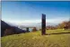  ?? ROBERT IOSUB — ZIARPIATRA­NEAMT.RO VIA AP, FILE ?? On Nov. 27, a metal structure sticks out from the ground on the Batca Doamnei hill, outside Piatra Neamt, northern Romania.