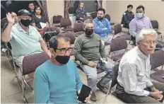  ?? FOTO CÉSAR NEYOY_BES ?? UNA TOMA A LA concurrenc­ia a la primera sesión del programa de Reuniones en Vecindario­s, el martes, en el Campo de Golf Cocopah Rio Colorado.