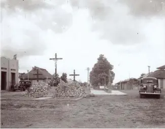  ?? FUENTE EXTERNA ?? Cruces en Higüey, AGN, 1930.