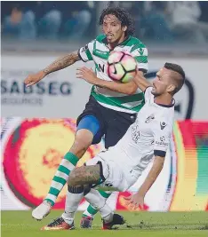  ??  ?? Schelotto subiu muito e bateu-se com Rúben Ferreira