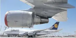  ?? DPA-BILD: Roessler ?? Die Lufthansa soll Hilfe vom Staat erhalten.