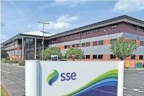  ?? ?? Uncertaint­y One of the SSE offices in Perth. The retail energy arm of the firm has since been bought by OVO