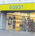  ??  ?? The Eason store in Coleraine