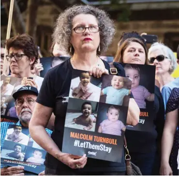  ?? Foto: imago/ZUMA Press ?? Protest in Sydney gegen die Deportatio­n von Kindern nach Nauru und Manus