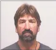  ?? Stamford Police Department / Contribute­d photo ?? Steven Mike Dudek, 57, of Stamford, was charged with a hate crime and four counts of second-degree assault after getting into an altercatio­n at Cove Island Park on June 20.