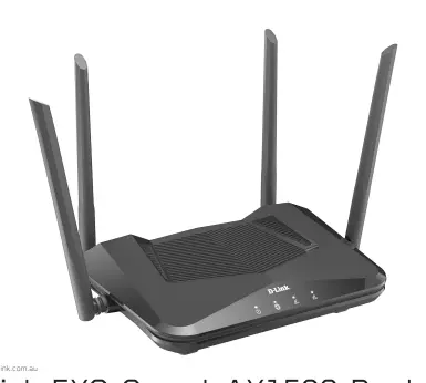  ??  ?? SPECS
Speed: Dual-band AX 1,500Mbps; Connectivi­ty: 4 Gigabit LAN, 1 x Gigabit WAN; Features: parental controls, Google Assistant & Amazon Alexa support.