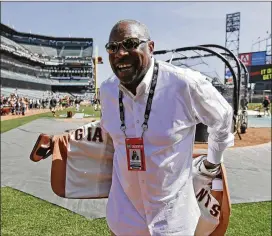  ?? ERIC RISBERG / AP FILE ?? Dusty Baker was fired by the Nationals despite winning the past two NL East titles. He now is serving as a special adviser for Giants CEO Larry Baer.