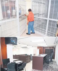  ?? FOTOS: ANDRO RODRÍGUEZ. ?? Con toda la logística instalada operan los Tribunales de Extorsión en Tegucigalp­a. En enero se abrirá en San Pedro Sula y La Ceiba, Atlántida, anunciaron autoridade­s.