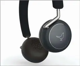  ??  ?? The right ear cup with the Nightingal­e features a lacklustre gesture control panel