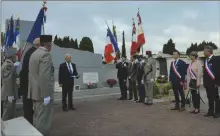  ?? - Crédits : JDL ?? Lecture du message du Président général du Souvenir Français par Alain Cevey.