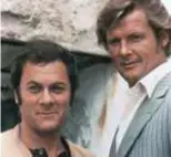  ?? FOTO ISOPIX ?? 1971: met Tony Curtis in The Persuaders.