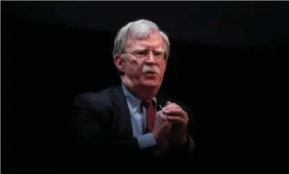  ?? Photograph: Logan Cyrus/AFP/Getty Images ?? John Bolton’s book, The Room Where It Happened, ‘shows a president addicted to chaos’, according to its publisher.