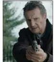  ??  ?? Bank robber Tom Carter (Liam Neeson) wants to go straight in “Honest Thief,” but the government just won’t work with the small businessma­n.