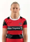  ??  ?? Canterbury’s Grace Steinmetz comes to sevens with an impressive pedigree.