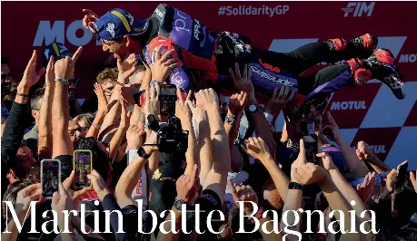 Martin batte Bagnaia nel Mondiale della Ducati - PressReader